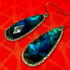 "Something Blue,"Blue Aurora Dangles